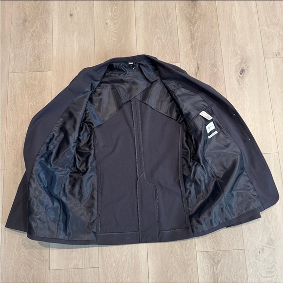 3.1 Phillip Lim Men’s Blazer Jacket Medium Navy Blue Cotton 2 Button Business - Picture 3 of 10